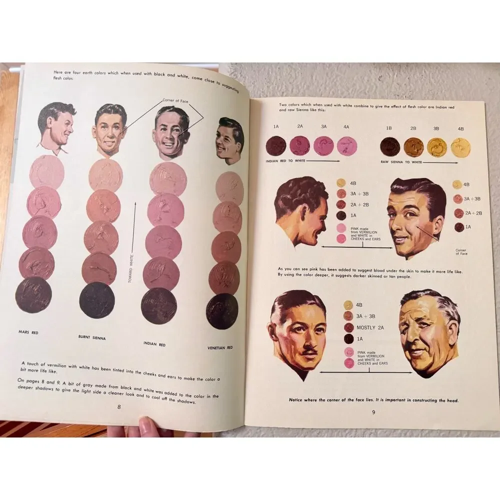 Vintage Walter Foster #65 How to Use Color in Portraits Merlin Enabnit Book